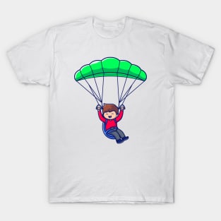 Cute People Playing Paragliding T-Shirt